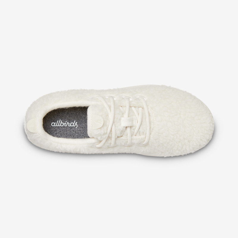 Smallbirds Wool Runners - Big Kids - Natural White Fluffs ID=1yFHQuzV