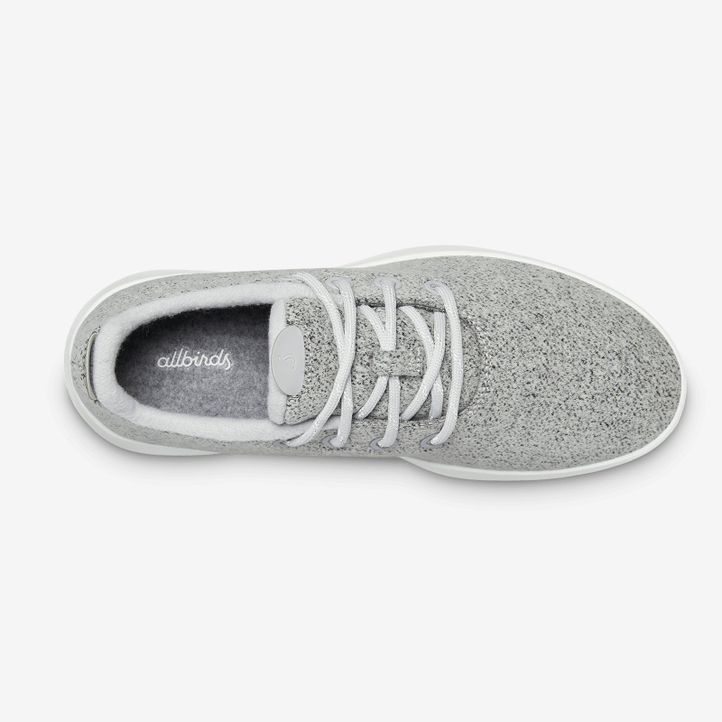 Women's Wool Runner Mizzles - Light Grey ID=AfIwDIxu