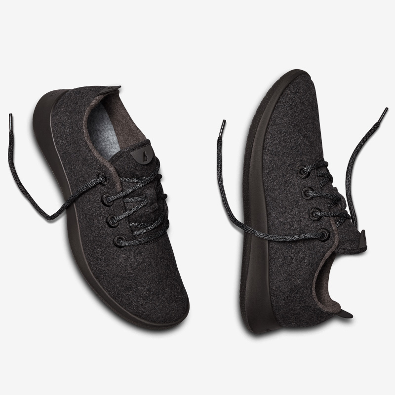 Women's Wool Runners - Natural Black ID=gKdsTLKE